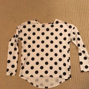 Old Navy polka dot softest tee